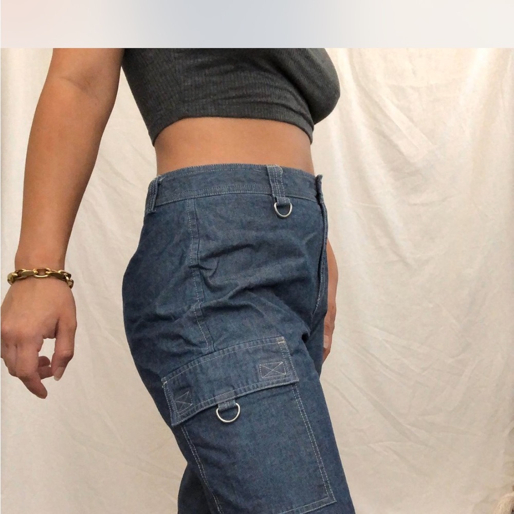 Blue Cargo Jeans